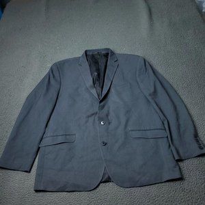 Kenneth Cole Techni-Cole Polyester Blazer Mens Size 48R 42W Gray